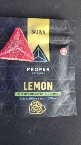 Proper Extracts Sativa Lemon Gummies photo review