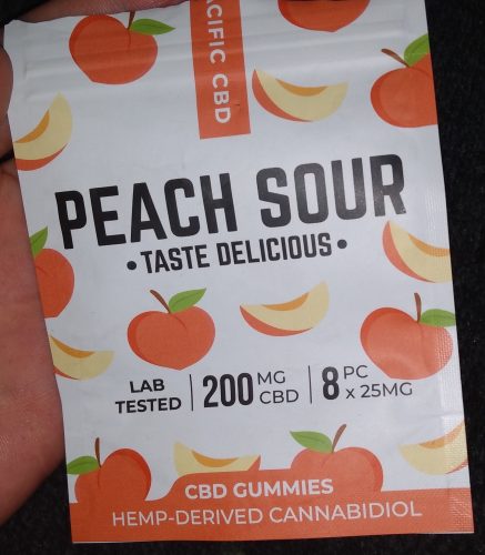 Pacific CBD Peach Sours photo review