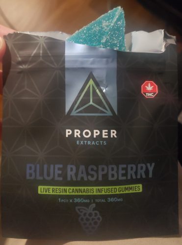 FREE: Proper Extracts Blue Raspberry Gummy (360mg) photo review