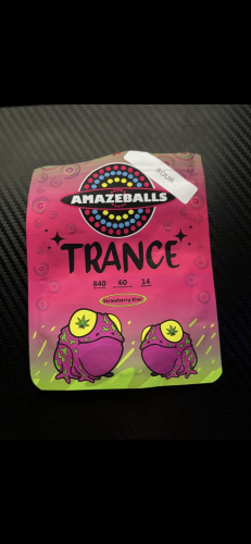 Amazeballs Sour Strawberry Kiwi Trance Gummies photo review