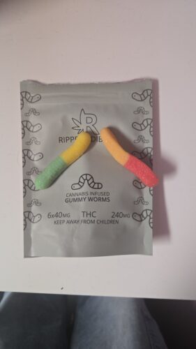 Ripped Edibles THC Gummy Worms photo review