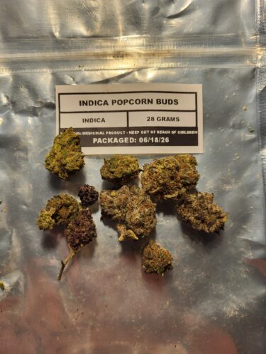 Click to view full screen Indica Popcorn Buds photo review
