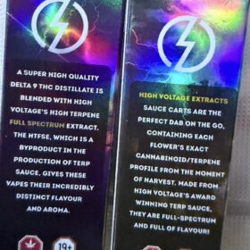 High Voltage Extracts Sauce Carts photo review